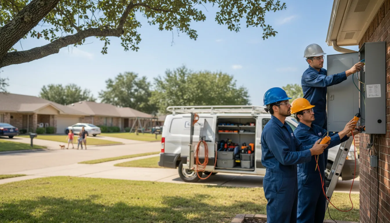 Certified electrician providing emergency electrical services in Malta, IL
